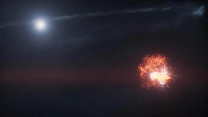 Violent collision