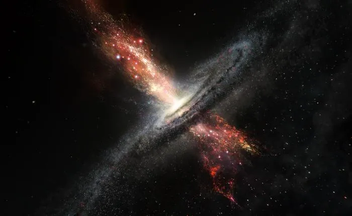 Aristits impression of winds from a black hole 2