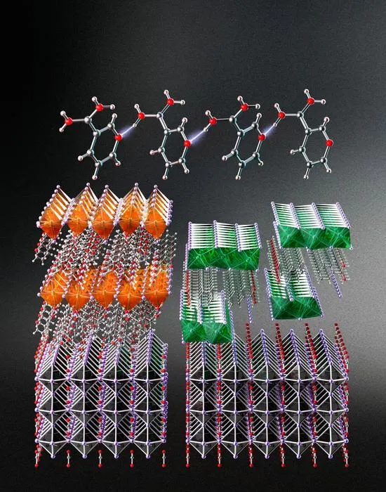 Schematic illustration of three-dimensional/low-dimensional (3D/LD) perovskite structures
