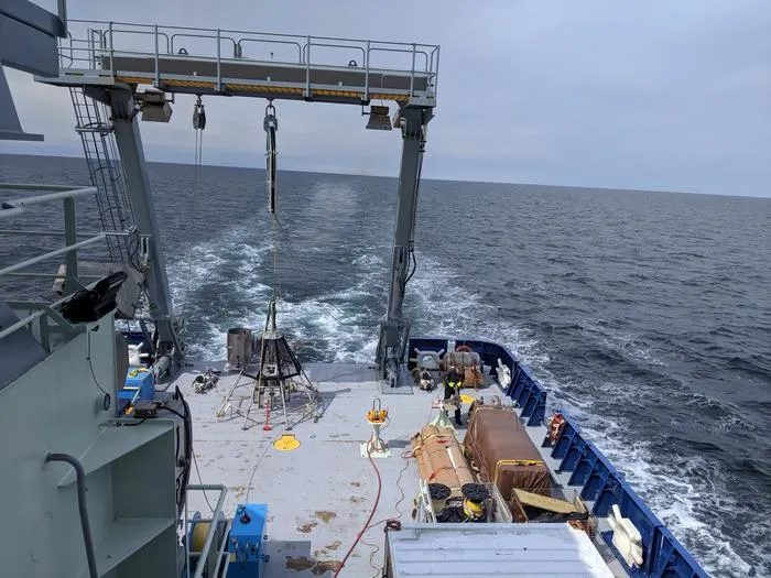 Corer at Sea