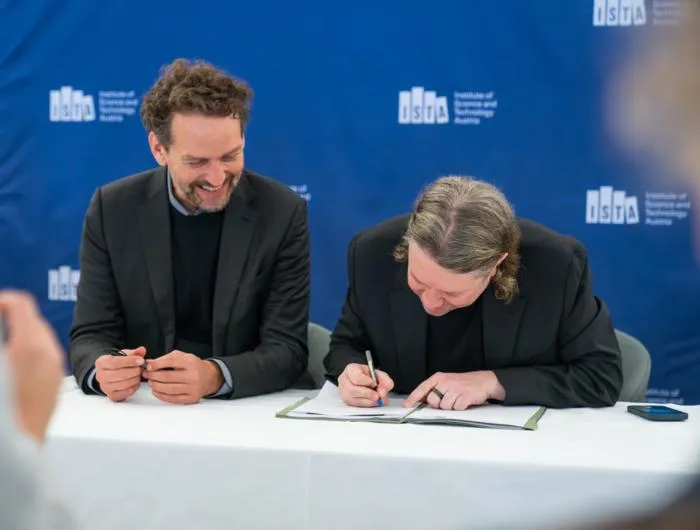 ISTA President Martin Hetzer & Canadian philanthropist and entrepreneur Garrett Camp