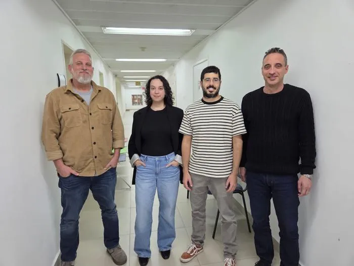 Research team (Left to right): Prof. Yair Bar-Haim, Noga Yair, Or Dezachyo and Prof. Nitzan Censor.
