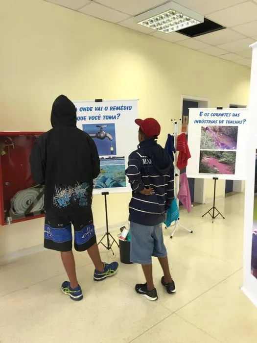 Interactive exhibition explaining advanced oxidation processes