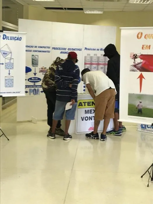 Interactive exhibition explaining advanced oxidation processes