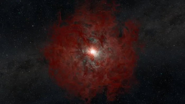 Distant Illustration of Black Hole