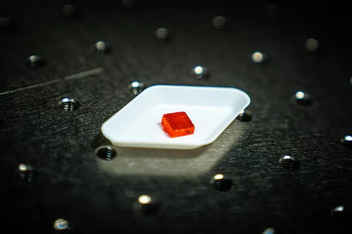Lead-halide perovskite crystal sample
