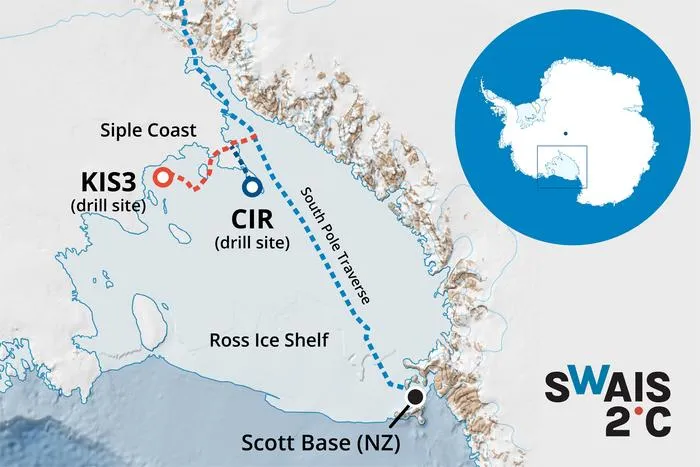 map of West Antarctica