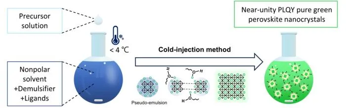 Figure 1. Schematic illustration of the Cold-injection method.