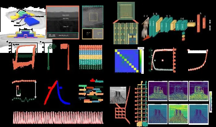 Conceptual Illustration of a Hafnium–Zirconium Oxide Ferroelectric Transistor Array Using Tungsten Electrodes and Its Implementation in Artificial Intelligence Hardware
