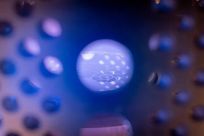 patterned diamond wafer