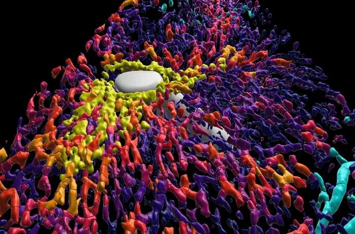 Human liver lobule 3D cellular reconstruction