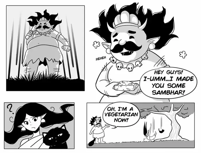 Image from Yakshi by Parvaty Menon