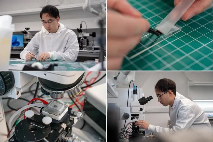 lab photo collage
