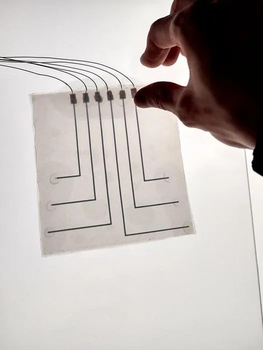 E-skin that can sense subtle changes caused by water currents