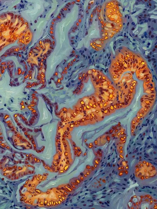 Photomicrographs of key proteins in pancreatic cancer xenografts