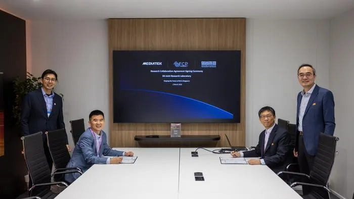 GLOBAL FABLESS SEMICONDUCTOR GIANT MEDIATEK SETS UP S$34M JOINT RESEARCH LAB WITH SUTD