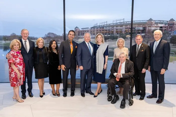 Perots with UT Dallas and UT System Leadership and Patrons