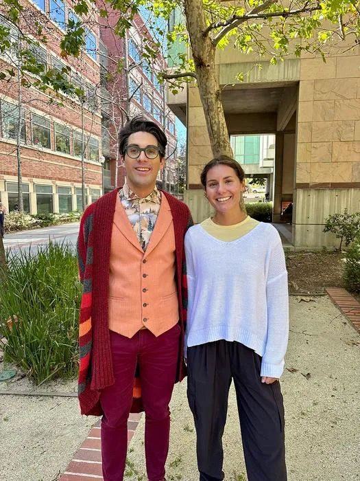 Simone Gallarati and Erin Bucci