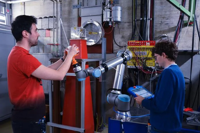 Work at the robot