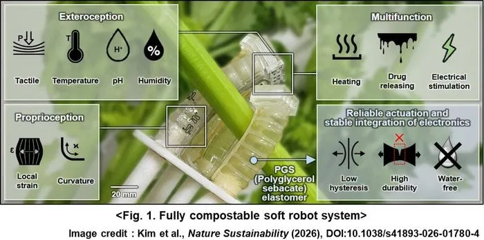 Fig. 1. Fully compostable soft robot system