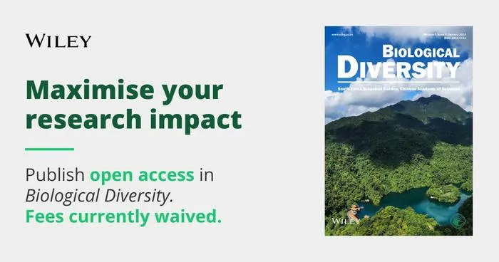Maximise your research impact: Publish open access in Biological Diversity