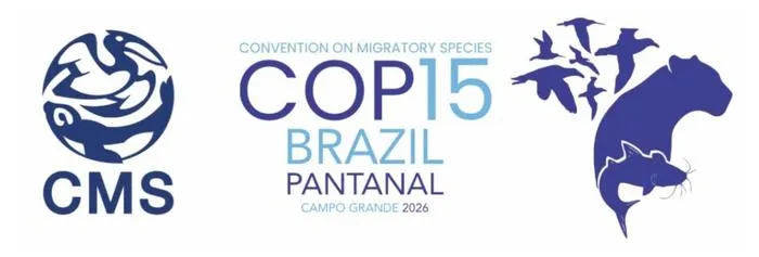 Logo of the CMS' COP15, Brazil