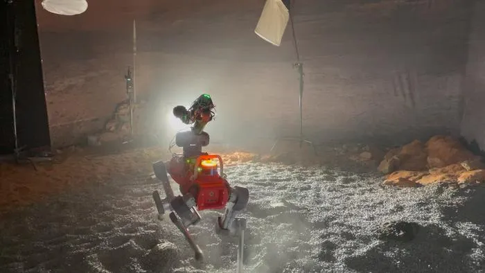 Robot in Marslabor