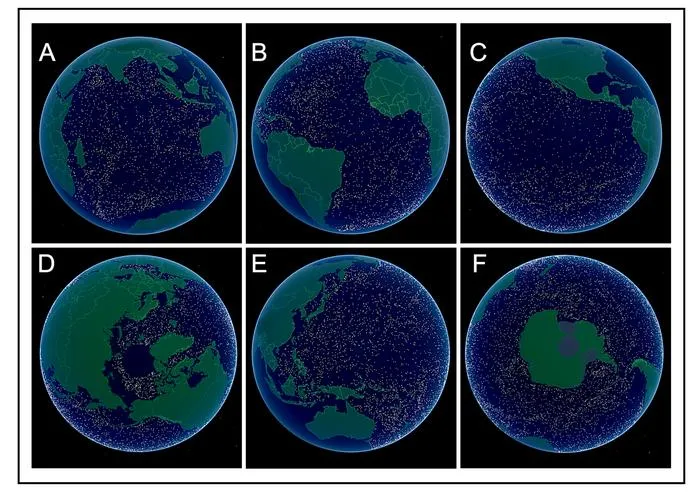 10,000 Global Deep Sea Exploration Goal target locations