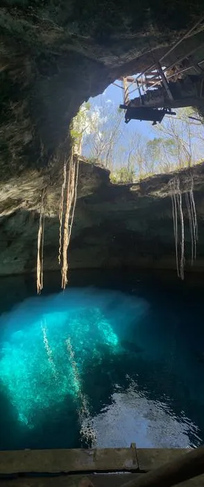 Entrance to a cenote.