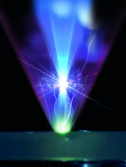 Coherent harmonic focus (CHF) generation.