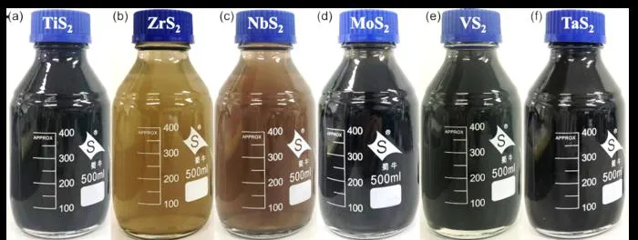 Mass-produced TMD nanosheet dispersion