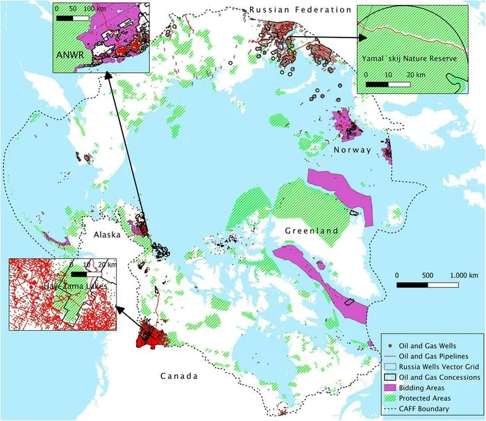 Unburnable carbon in the rapidly warming Arctic: Mapping spatial relationships among oil and gas development, ecologically sensitive areas and Indigenous Peoples’ lands