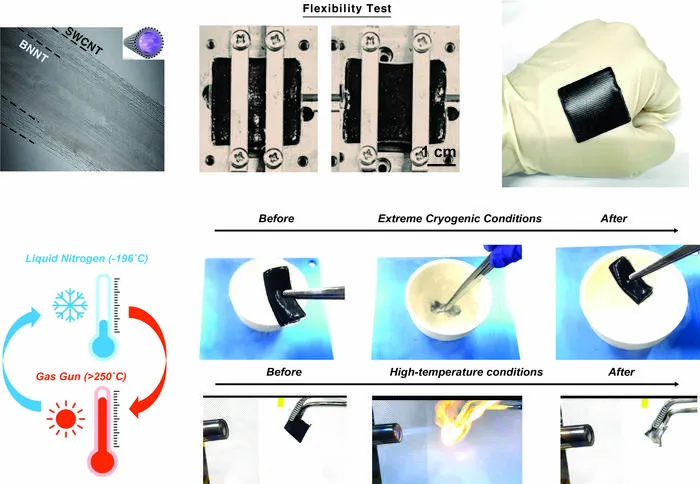 [Figure 2] Flexibility and dual radiation shielding performance that remain effective even in extreme environments