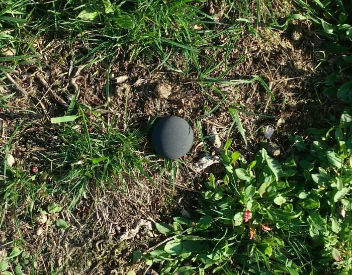 A sphere in direct light