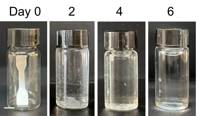 This ‘living plastic’ activates and self-destructs on command