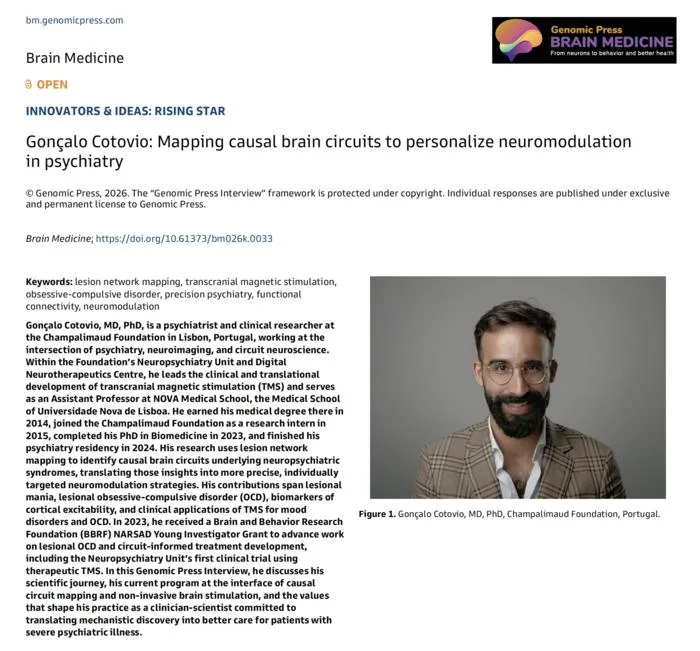 Gonçalo Cotovio: Mapping causal brain circuits to personalize neuromodulation in psychiatry