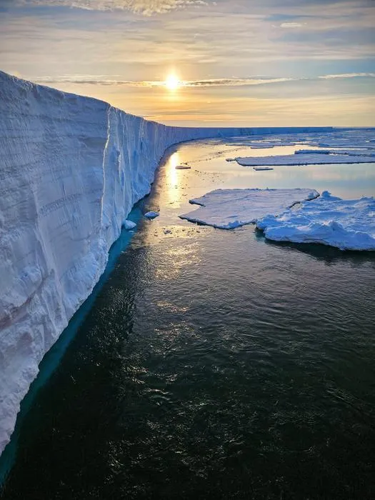 Antarctica ice shelf