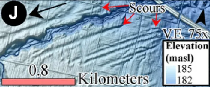 Iceberg plowmarks