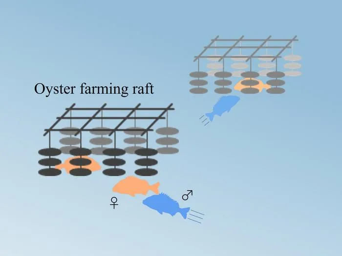 Observed reproductive behavior of male and female black sea bream