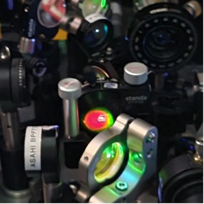 Optical parametric amplifier in action
