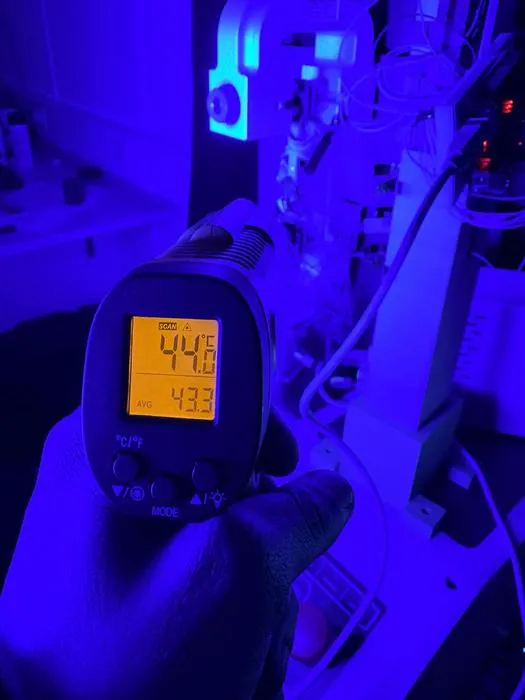 Testing various 3D printed materials in the lab