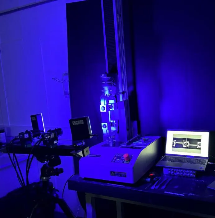 Experimental setup in the lab