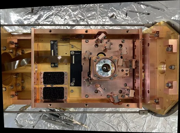 Experimental setup, viewed from above: