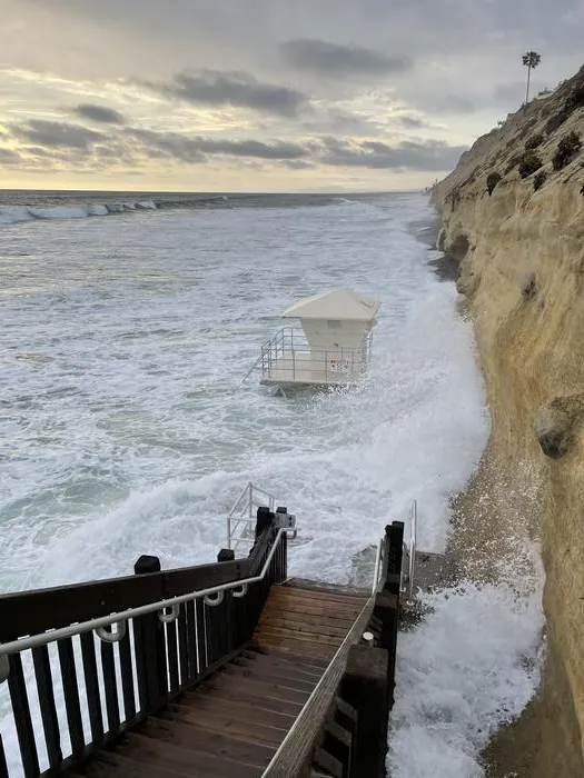 Stonesteps Beach in Encinitas, Calif.