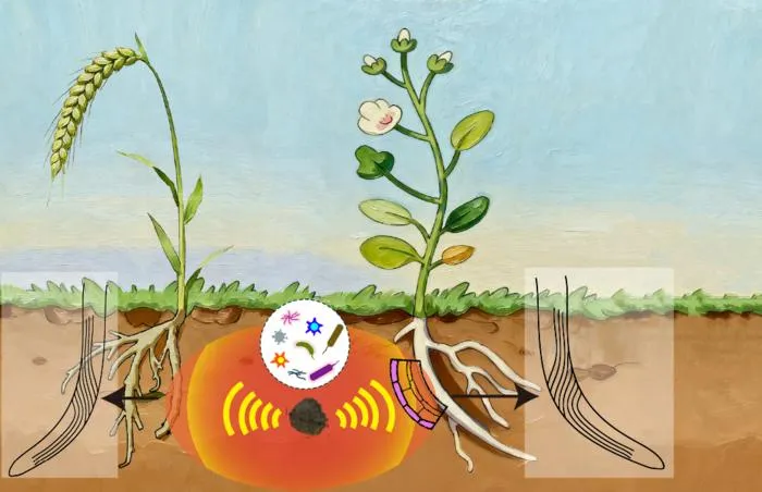 Fungi and other microbes release acidic chemicals