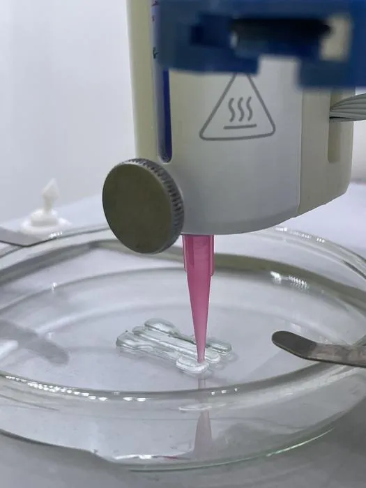 Double network granular elastomers
