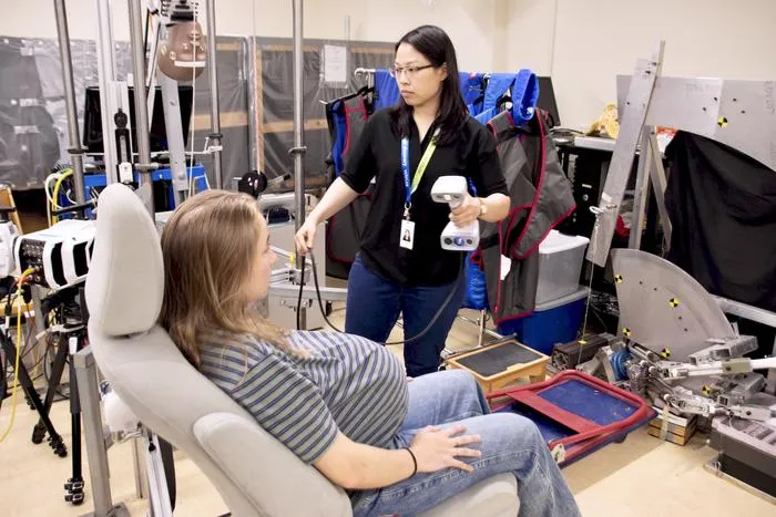 Using 3D body scanning, UBC engineers documented how pregnancy changes seatbelt fit to inform the next generation of vehicle restraint systems