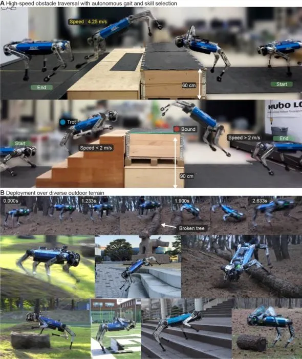 KAIST Develops Robot That Judges Its Surroundings and Walks, Runs, and Jumps Like an Animal