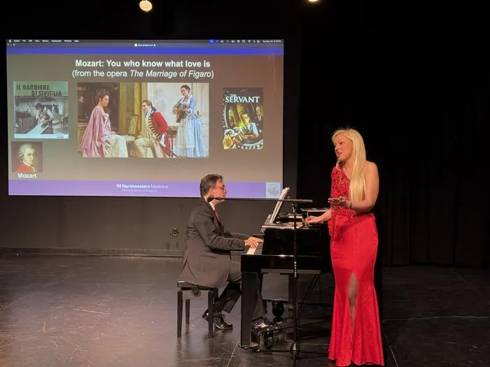 Dr. Borna Bonakdarpour accompanies opera singer