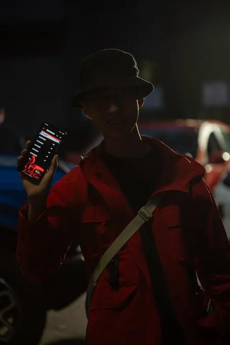 Student with app used to exploit the vulnerability